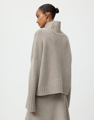 Grobstrick-Kaschmir-Pullover Girlfriend