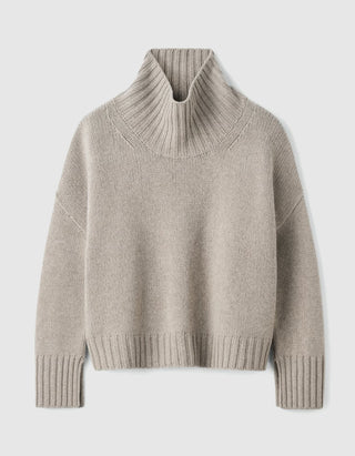 Grobstrick-Kaschmir-Pullover Girlfriend