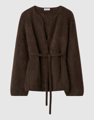 Brushed Kaschmir-Cardigan