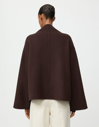 Oversize Woll-Kaschmir-Mix Jacke