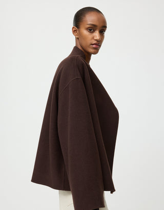 Oversize Woll-Kaschmir-Mix Jacke