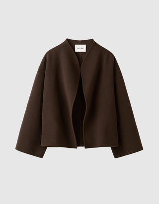 Oversize Woll-Kaschmir-Mix Jacke