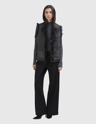 Shearling-Wende-Weste