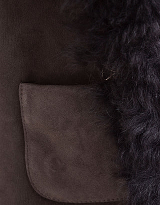 Shearling-Wende-Weste