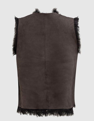 Shearling-Wende-Weste