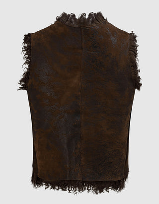 Shearling-Wende-Weste