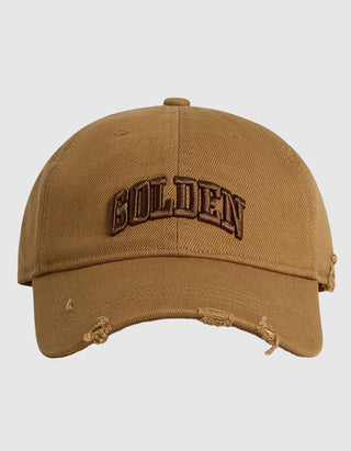 Destroyed Cap im Vintage-Stil mit Label Stickerei