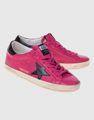 Leder-Sneaker Superstar Classic with List