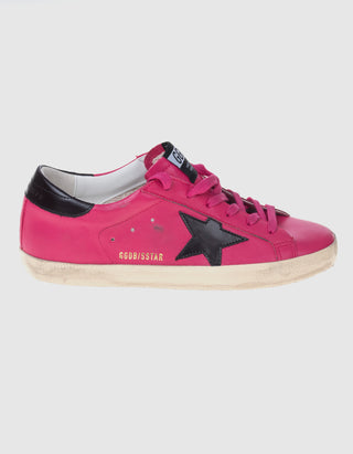 Leder-Sneaker Superstar Classic with List