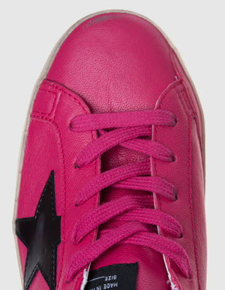 Leder-Sneaker Superstar Classic with List