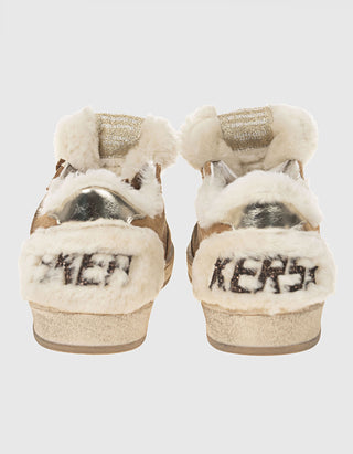 Gefütterte Veloursleder-Sneaker Ball Star