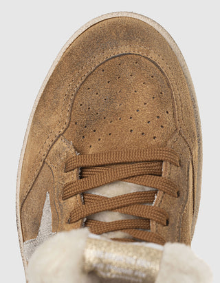 Gefütterte Veloursleder-Sneaker Ball Star