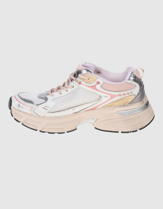 Leder-Sneaker Lightstar mit Netzdetails