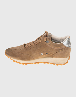 Veloursleder-Sneaker Running Marathon M77 with Star