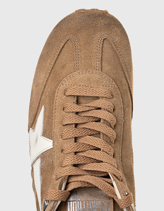 Veloursleder-Sneaker Running Marathon M77 with Star