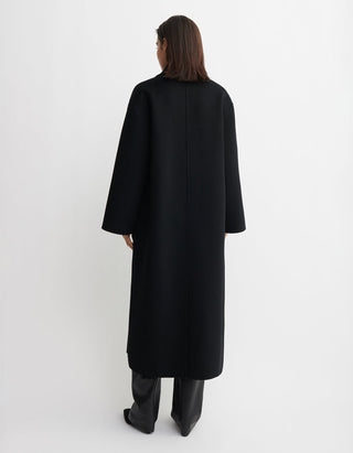 Doppelreihiger Oversize Woll-Mantel Halima