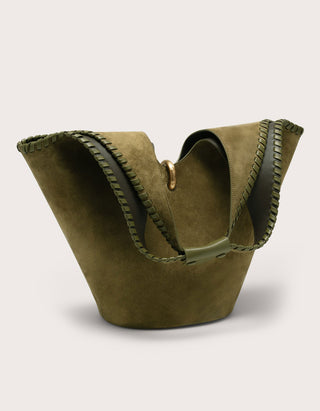 Veloursleder-Tasche Nova Tote
