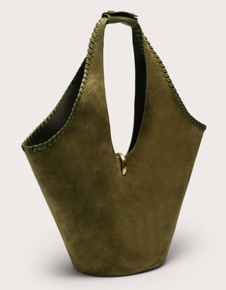 Veloursleder-Tasche Nova Tote