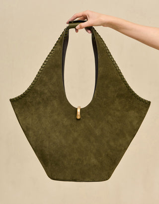 Veloursleder-Tasche Nova Tote
