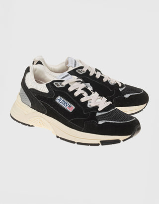 Veloursleder-Sneaker Hyperway Low mit Mesh-Details