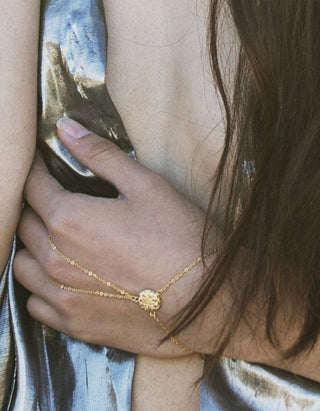 Vergoldete Hand-Kette Cuicari