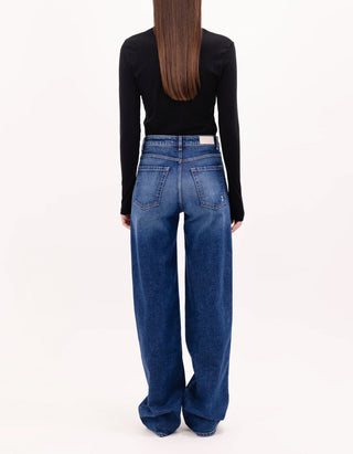 High-Waist Straight-Leg Jeans Joia