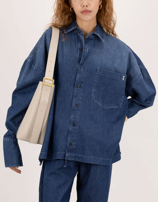 Oversize Jeans-Hemd Rena