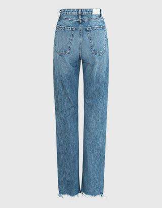 Flare-Leg Jeans Blue