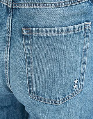 Flare-Leg Jeans Blue