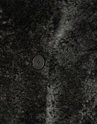 Wende-Leder-Shearling Jacke Isabella