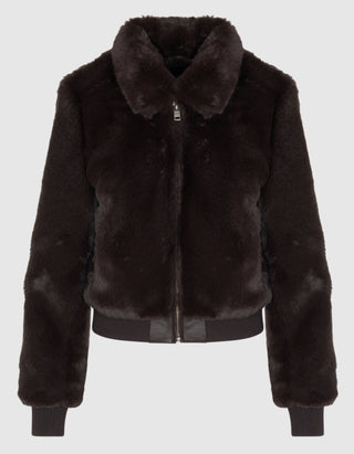 Faux-Fur Jacke Tate