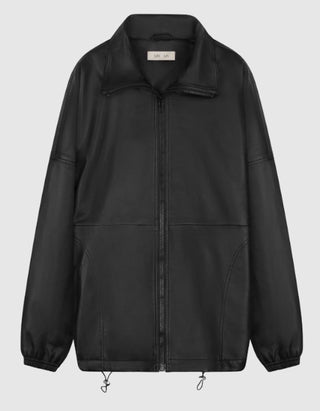 Oversized Lammleder-Anorak
