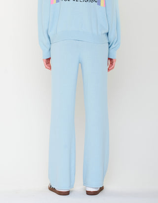 Merinowoll-Kaschmir-Strickhose Wide Leg MC