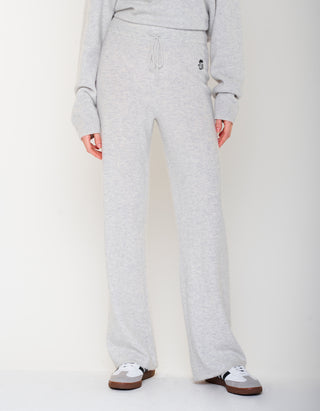 Merinowoll-Kaschmir-Strickhose Wide Leg MC