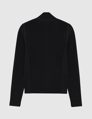 Active Sport-Jacke Jersey mit Label-Schriftzug