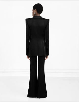 Satin-Blazer Sculpted