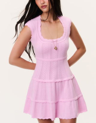 Mini Strick-Kleid Laighton