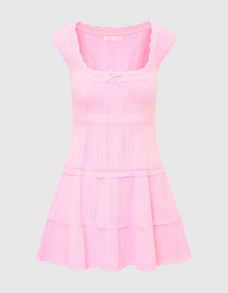 Mini Strick-Kleid Laighton