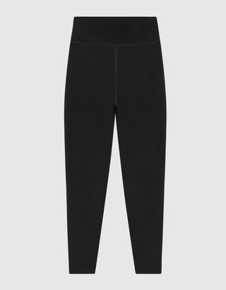 Cropped Leggings mit Logo-Schriftzug