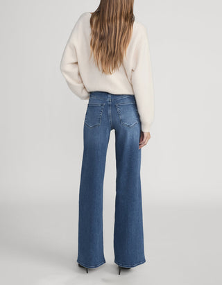 High-Rise Wide-Leg Jeans Le Slim Palazzo