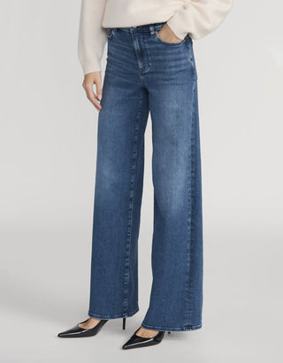 High-Rise Wide-Leg Jeans Le Slim Palazzo