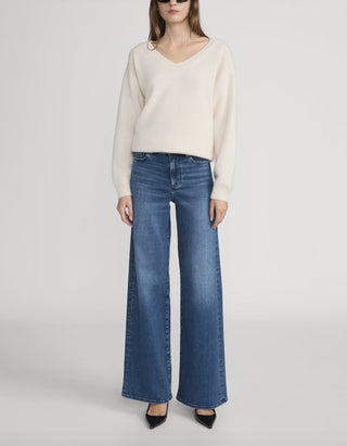 High-Rise Wide-Leg Jeans Le Slim Palazzo
