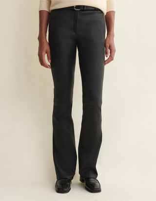 Flare-Leg Lederhose Lucia