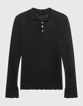 Slim-Fit Longsleeve-Polo-Shirt