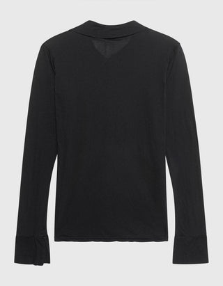 Slim-Fit Longsleeve-Polo-Shirt