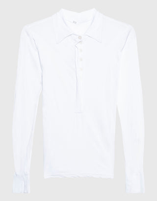 Slim-Fit Longsleeve-Polo-Shirt