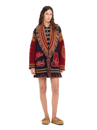Woll-Mix Cardigan College of Aloha mit Bindegürtel