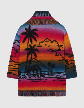 Kaschmir-Mix-Cardigan Sunset Stories mit Bindegürtel