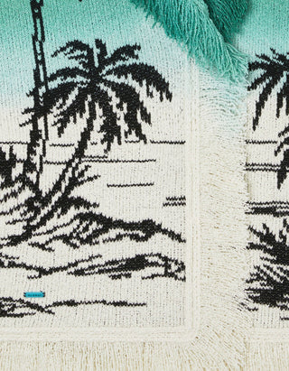 Gemusterter Baumwoll-Cardigan Wave Bloom