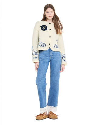 Woll-Kaschmir-Mix Cardigan Island Roots Foulard